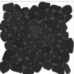 Black Pebble Floor (Pair with White Carerra)