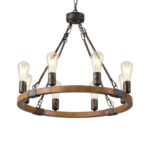 Wagon Wheel Chandelier